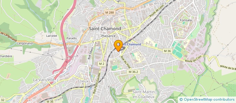 localisation de l'entreprise MADAME MAUD SABOT  SAINT-CHAMOND