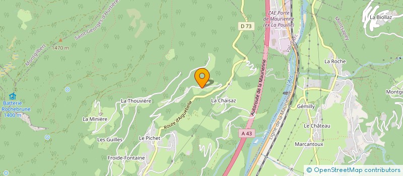 localisation de l'entreprise MADAME MAUD SAINT-ETIENNE  SAINT-GEORGES-D'HURTIERES