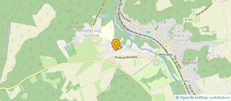 localisation de l'entreprise MADAME MAUD SAINT-MARTIN à VAYRES-SUR-ESSONNE