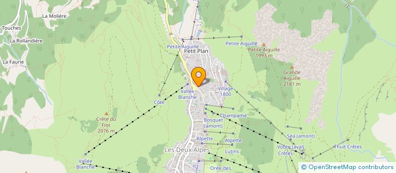 localisation de l'entreprise MADAME MAUD SALIGNAT  LES DEUX ALPES