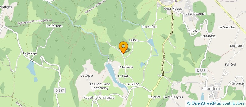 localisation de l'entreprise MADAME MAUD SAMPIERI à FAYET-LE-CHATEAU