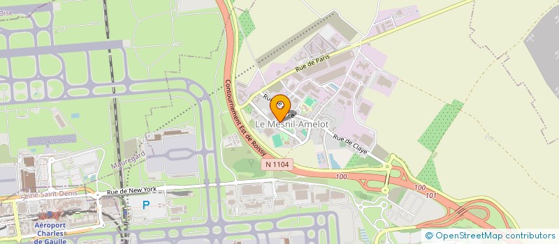 localisation de l'entreprise MADAME MAUD SANCHEZ  LE MESNIL-AMELOT