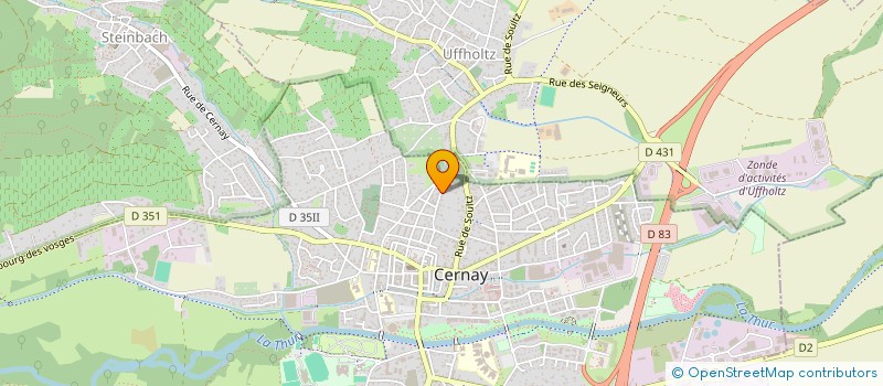 localisation de l'entreprise MADAME MAUD SCHWINDENHAMMER  CERNAY