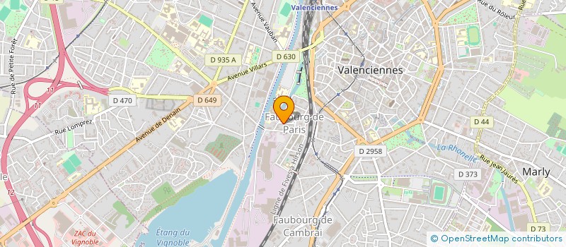 localisation de l'entreprise MADAME MAUD SERGEANT à VALENCIENNES