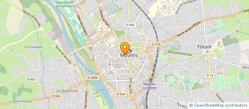 localisation de l'entreprise MADAME MAUD SOUPA  MOULINS