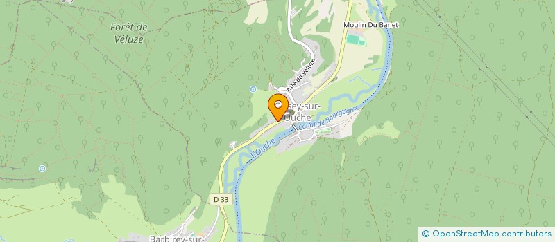 localisation de l'entreprise MADAME MAUD THIELLAND  GISSEY-SUR-OUCHE