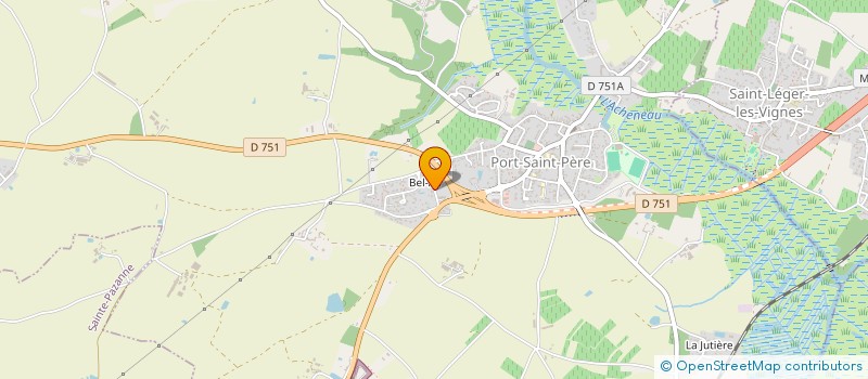 localisation de l'entreprise MADAME MAUD THOMAS  PORT-SAINT-PERE