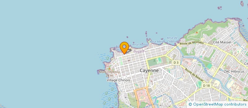 localisation de l'entreprise MADAME MAUD TINOT  CAYENNE