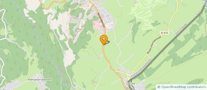 localisation de l'entreprise MADAME MAUD TOURTET  LES ROUSSES