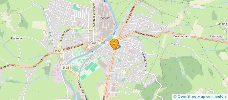 localisation de l'entreprise MADAME MAUD TURELIER  GUEUGNON