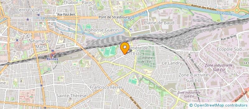 localisation de l'entreprise MADAME MAUD TURQUETIL  RENNES