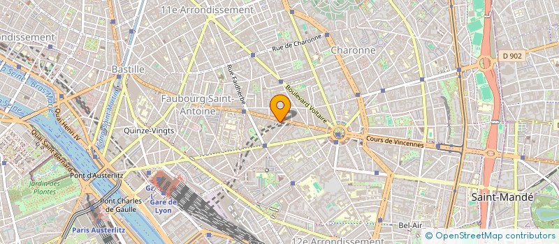 localisation de l'entreprise MADAME MAUD TYKAERT  PARIS 12