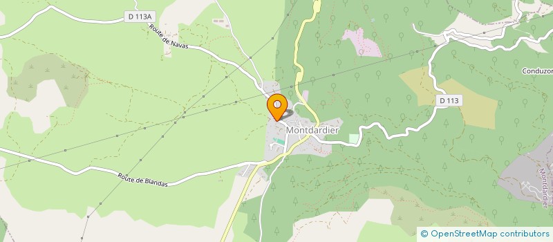 localisation de l'entreprise MADAME MAUD VACQUIER  MONTDARDIER