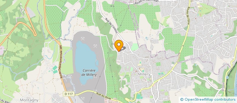 localisation de l'entreprise MADAME MAUD VALLET  MILLERY