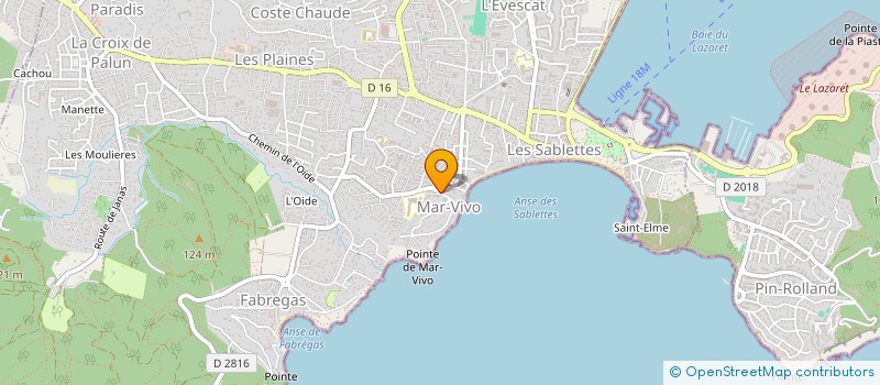 localisation de l'entreprise MADAME MAUD VAN CLEMPUTTE  LA SEYNE-SUR-MER