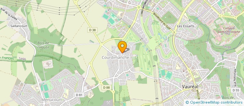 localisation de l'entreprise MADAME MAUD VAN GEERTSOM  COURDIMANCHE