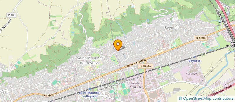 localisation de l'entreprise MADAME MAUD VANPOULLE  BEYNOST