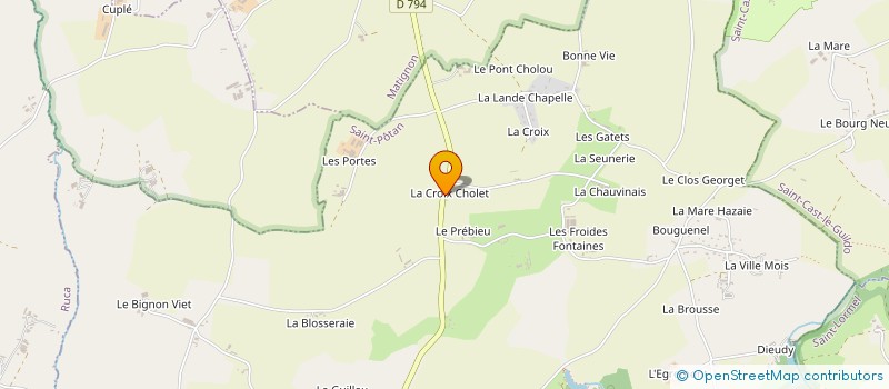 localisation de l'entreprise MADAME MAUD VAROQUEAUX  SAINT-POTAN