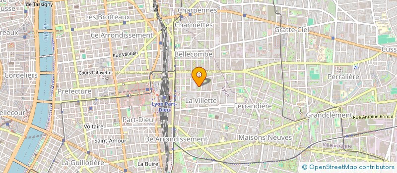 localisation de l'entreprise MADAME MAUD VERNANT  LYON