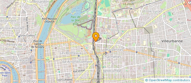 localisation de l'entreprise MADAME MAUD VERNET  VILLEURBANNE