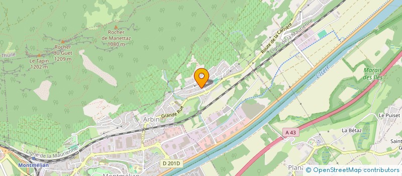 localisation de l'entreprise MADAME MAUD VIGUET-CARRIN  ARBIN