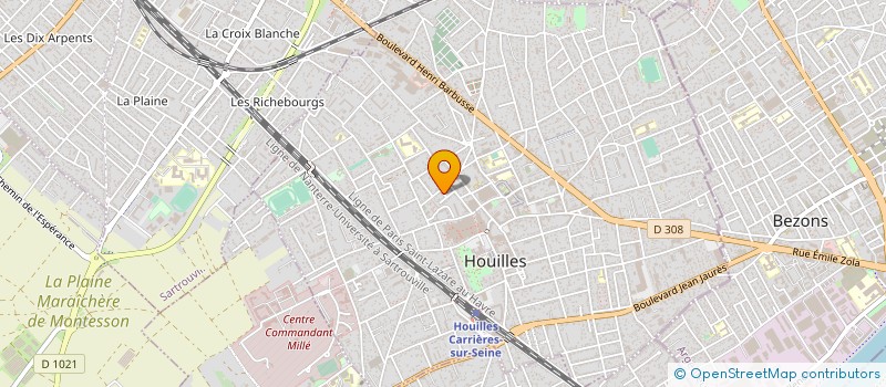 localisation de l'entreprise MADAME MAUD VINCENT à HOUILLES