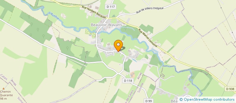 localisation de l'entreprise MADAME MAUD WAILLY  BEAUVOIR-WAVANS