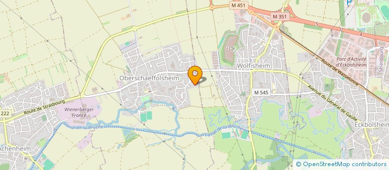 localisation de l'entreprise MADAME MAUD WEINZORN  OBERSCHAEFFOLSHEIM