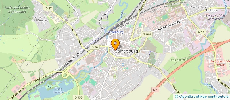 localisation de l'entreprise MADAME MAUD WEYAND à SARREBOURG