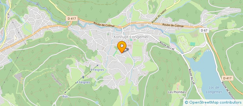 localisation de l'entreprise MADAME MAUD WIESENBACH  XONRUPT-LONGEMER