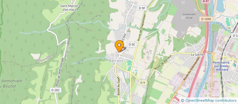 localisation de l'entreprise MADAME MAUD WISNIEWSKI  BARRAUX