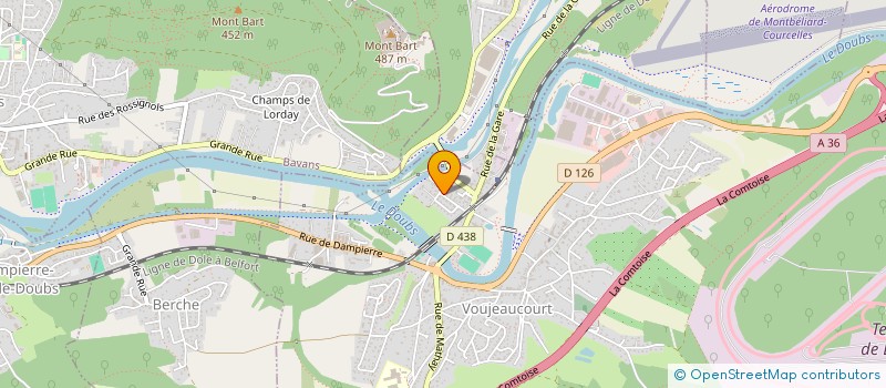 localisation de l'entreprise MADAME MAUD WOJCIK  VOUJEAUCOURT