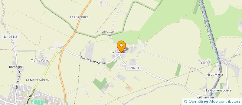 localisation de l'entreprise MADAME MAUDE ANTOINE  SAINT-XANDRE