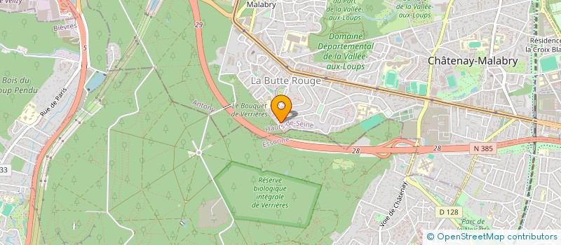 localisation de l'entreprise MADAME MAUDE BIZET  CHATENAY-MALABRY