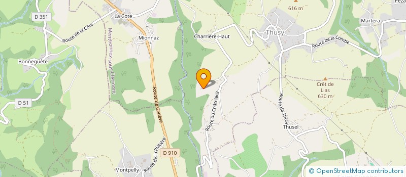 localisation de l'entreprise MADAME MAUDE CHANTAL LUCE CHAUVEAU  THUSY