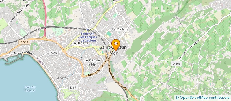 localisation de l'entreprise MADAME MAUDE CLOTILDE BONNIFAY à SAINT-CYR-SUR-MER
