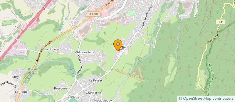 localisation de l'entreprise MADAME MAUDE DAGNAUD à ANNECY