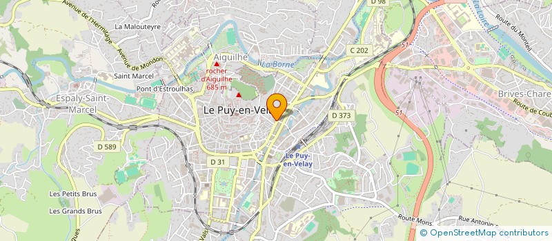 localisation de l'entreprise MADAME MAUDE DEFOUR à LE PUY-EN-VELAY