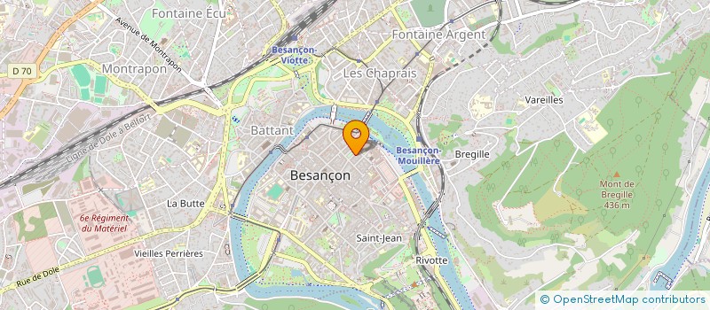 localisation de l'entreprise MADAME MAUDE DROZ-VINCENT  BESANCON