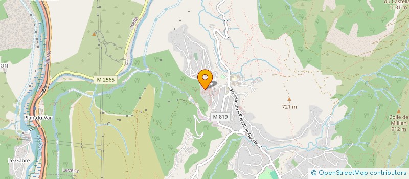 localisation de l'entreprise MADAME MAUDE FOURNIER  LEVENS