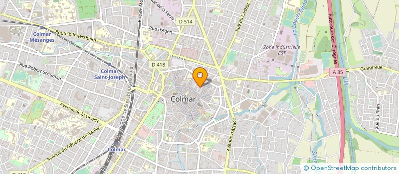 localisation de l'entreprise MADAME MAUDE HIEN  COLMAR
