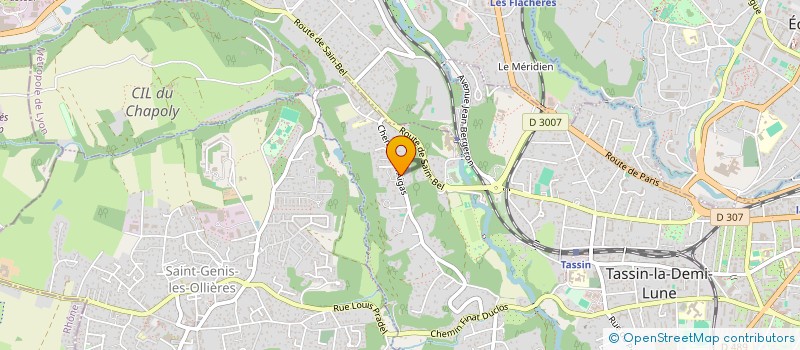 localisation de l'entreprise MADAME MAUDE IMBERT  TASSIN-LA-DEMI-LUNE