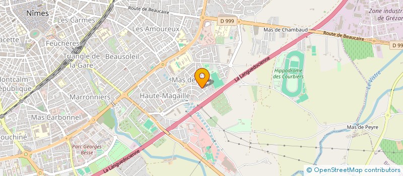 localisation de l'entreprise MADAME MAUDE LAGGIARD  NIMES