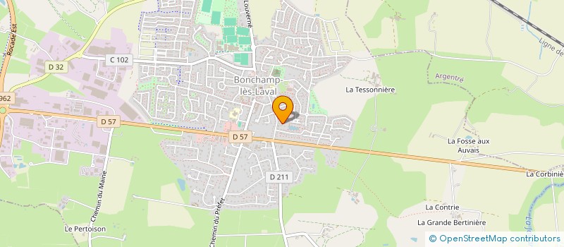 localisation de l'entreprise MADAME MAUDE LE BIGOT à BONCHAMP-LES-LAVAL