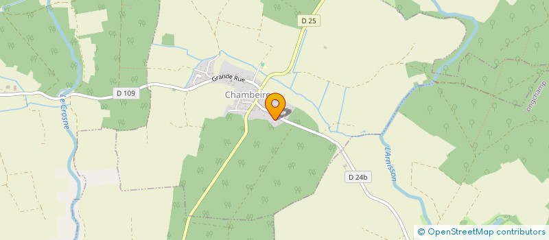 localisation de l'entreprise MADAME MAUDE LOE  CHAMBEIRE