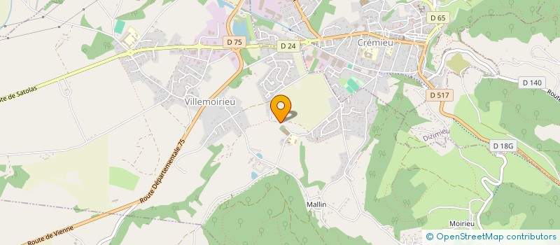 localisation de l'entreprise MADAME MAUDE MAGAL  VILLEMOIRIEU