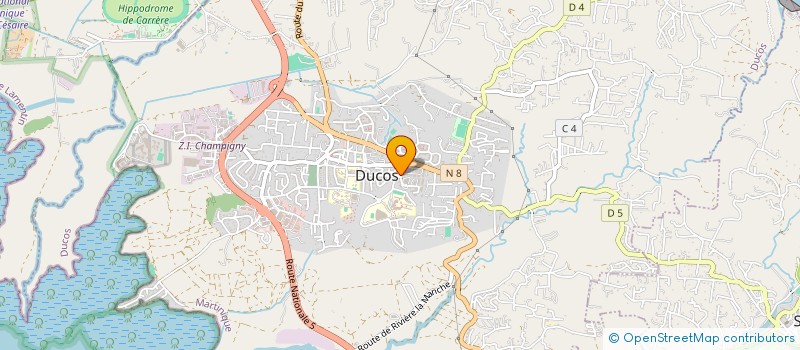 localisation de l'entreprise MADAME MAUDE MARIE-ANNE  DUCOS