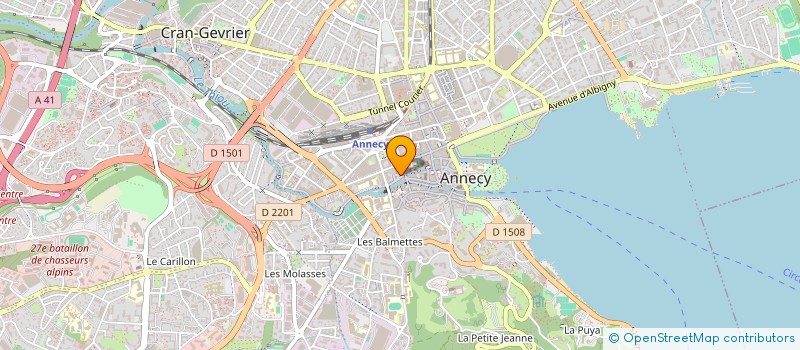 localisation de l'entreprise MADAME MAUDE MASSET à ANNECY