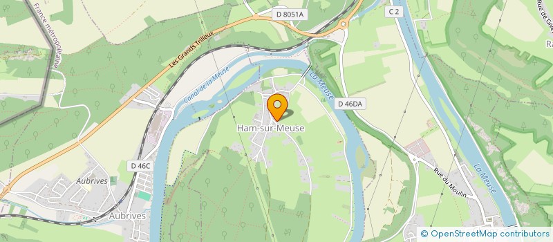 localisation de l'entreprise MADAME MAUDE MATAGNE  HAM-SUR-MEUSE