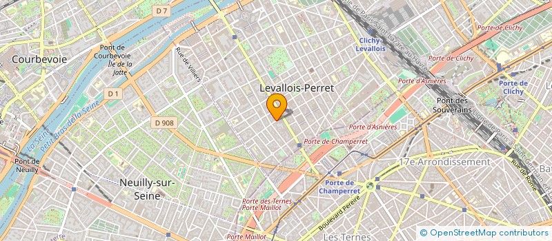 localisation de l'entreprise MADAME MAUDE MENANT à LEVALLOIS-PERRET